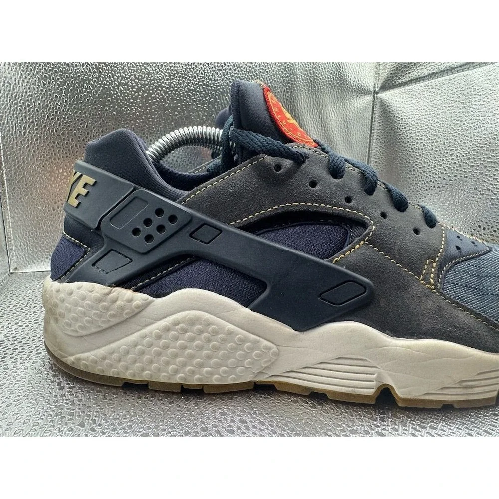 Nike‎ Air Huarache Run SE Afro Punk Men's Sneakers Blue Size 10